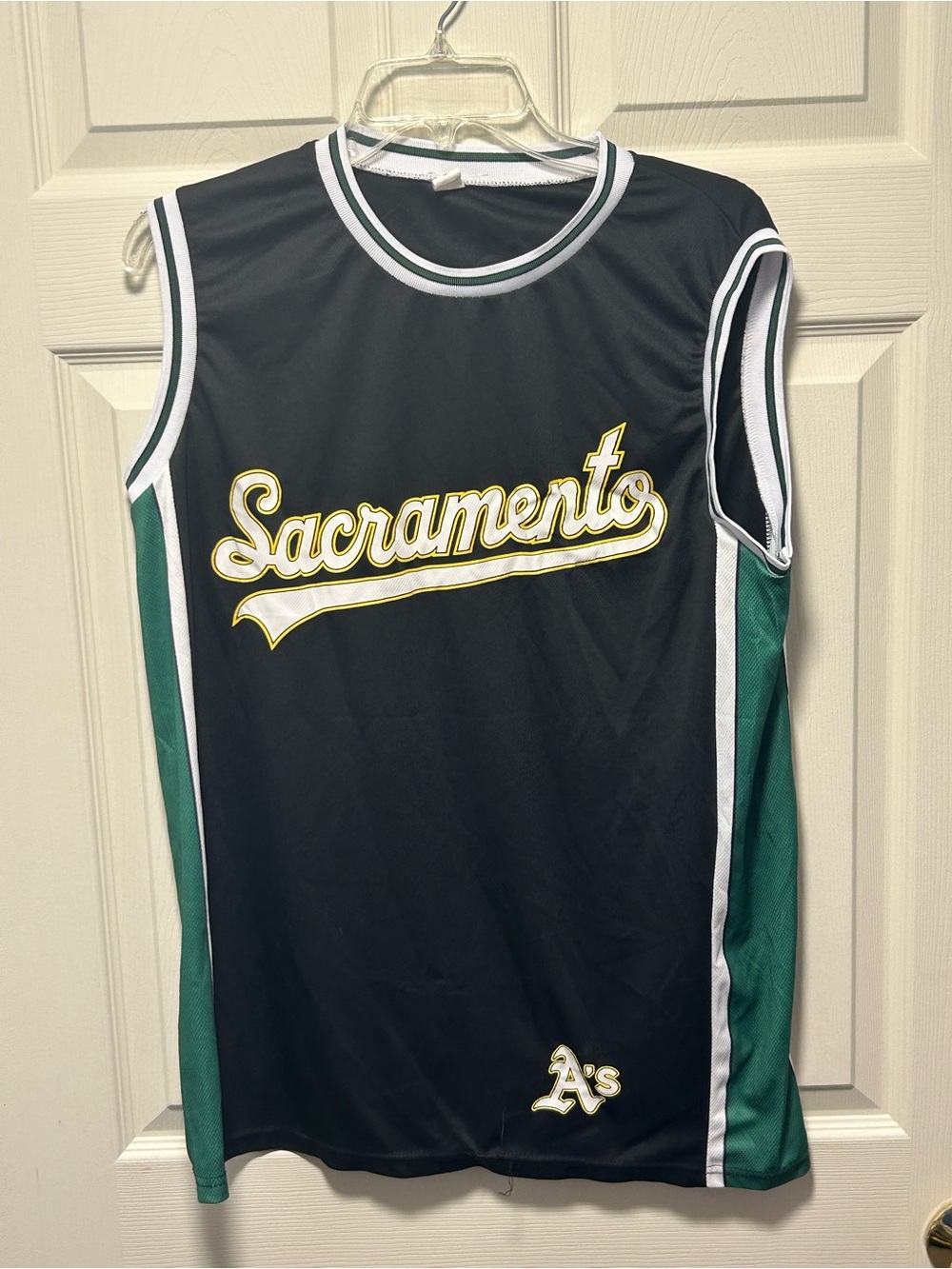 SACRAMENTO ATHLETICS A's BASKETBALL JERSEY TANK TOP SIZE MEDIUM SGA 5/2/26 MLB